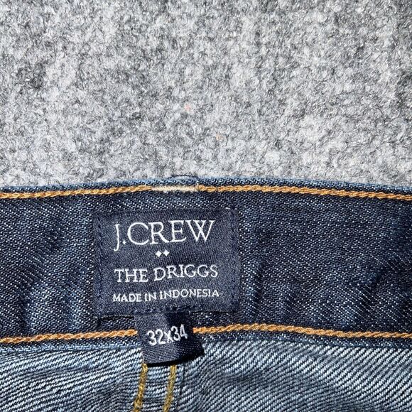J. Crew Jeans Mens  Size 32  Blue The Driggs Straight Dark Wash - Picture 2 of 9